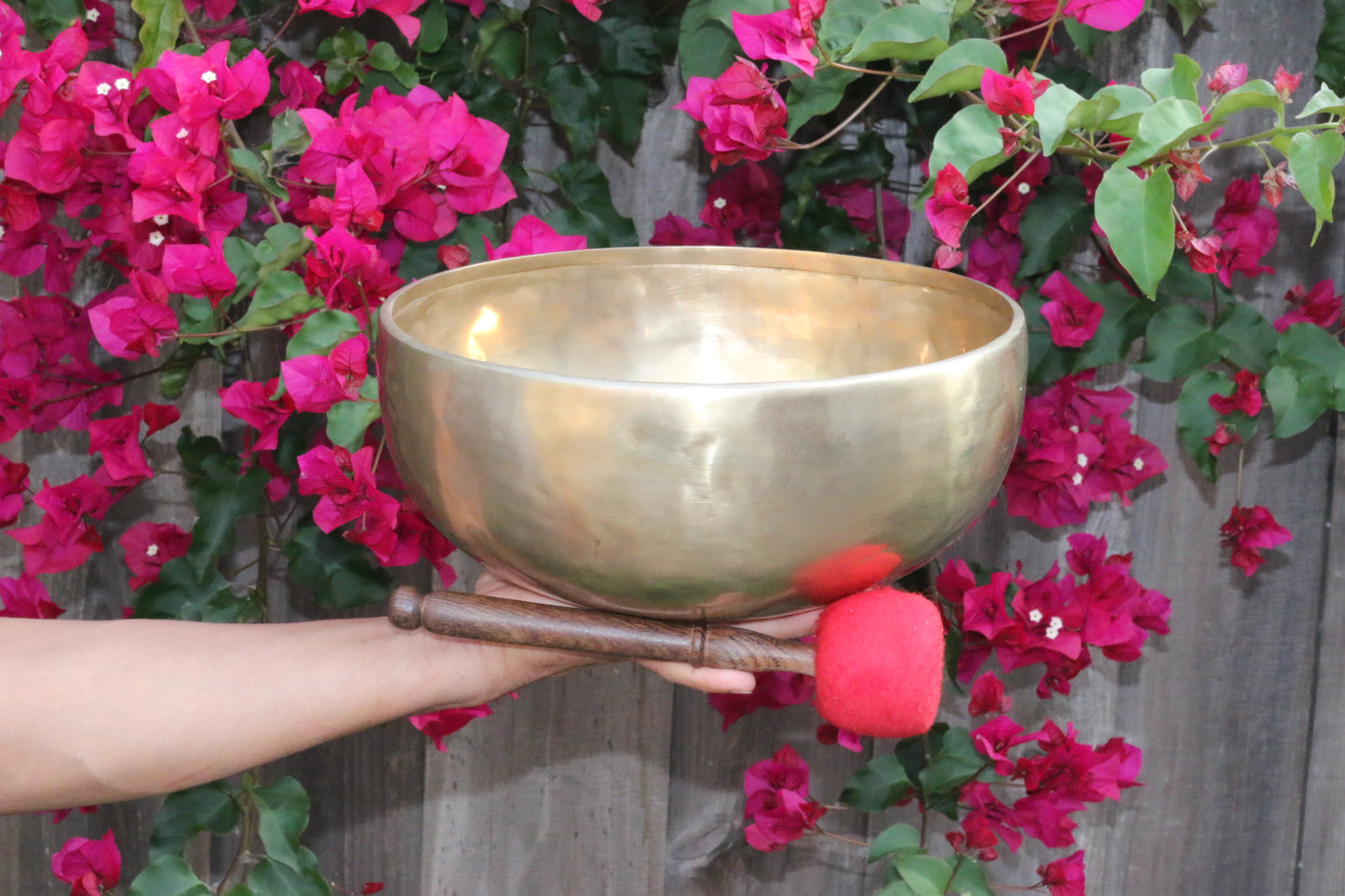 Handmade Tibetan singing bowl set from 6 to 16 inches for sound healing, meditation, yoga, and mindfulness.