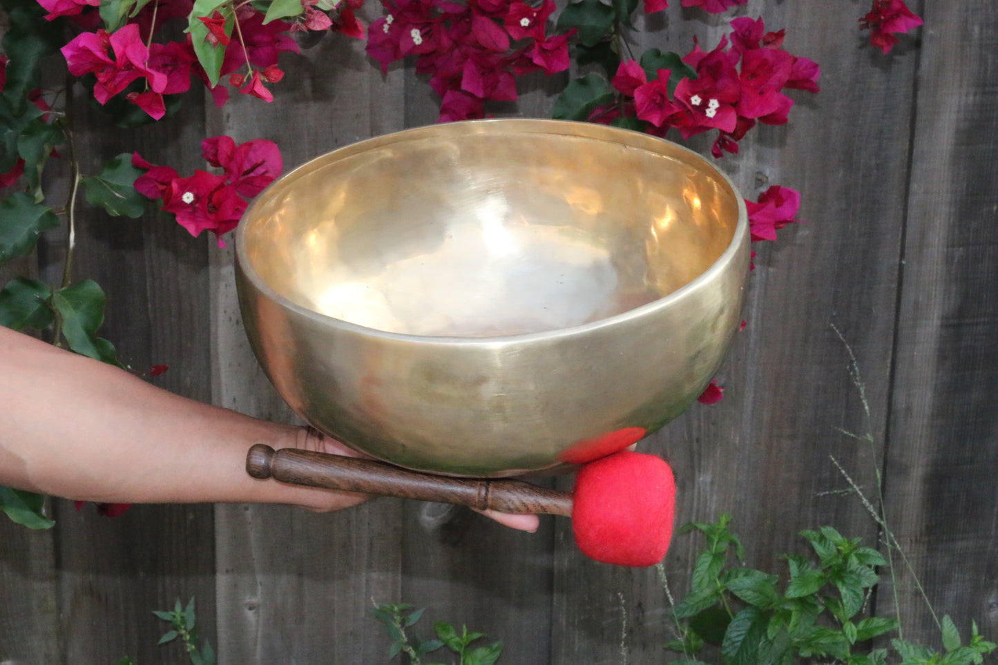Handmade Tibetan singing bowl set from 6 to 16 inches for sound healing, meditation, yoga, and mindfulness.