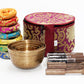 Set of Seven High Sided Tibetan Singing Bowl