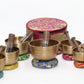 Set of Seven High Sided Tibetan Singing Bowl