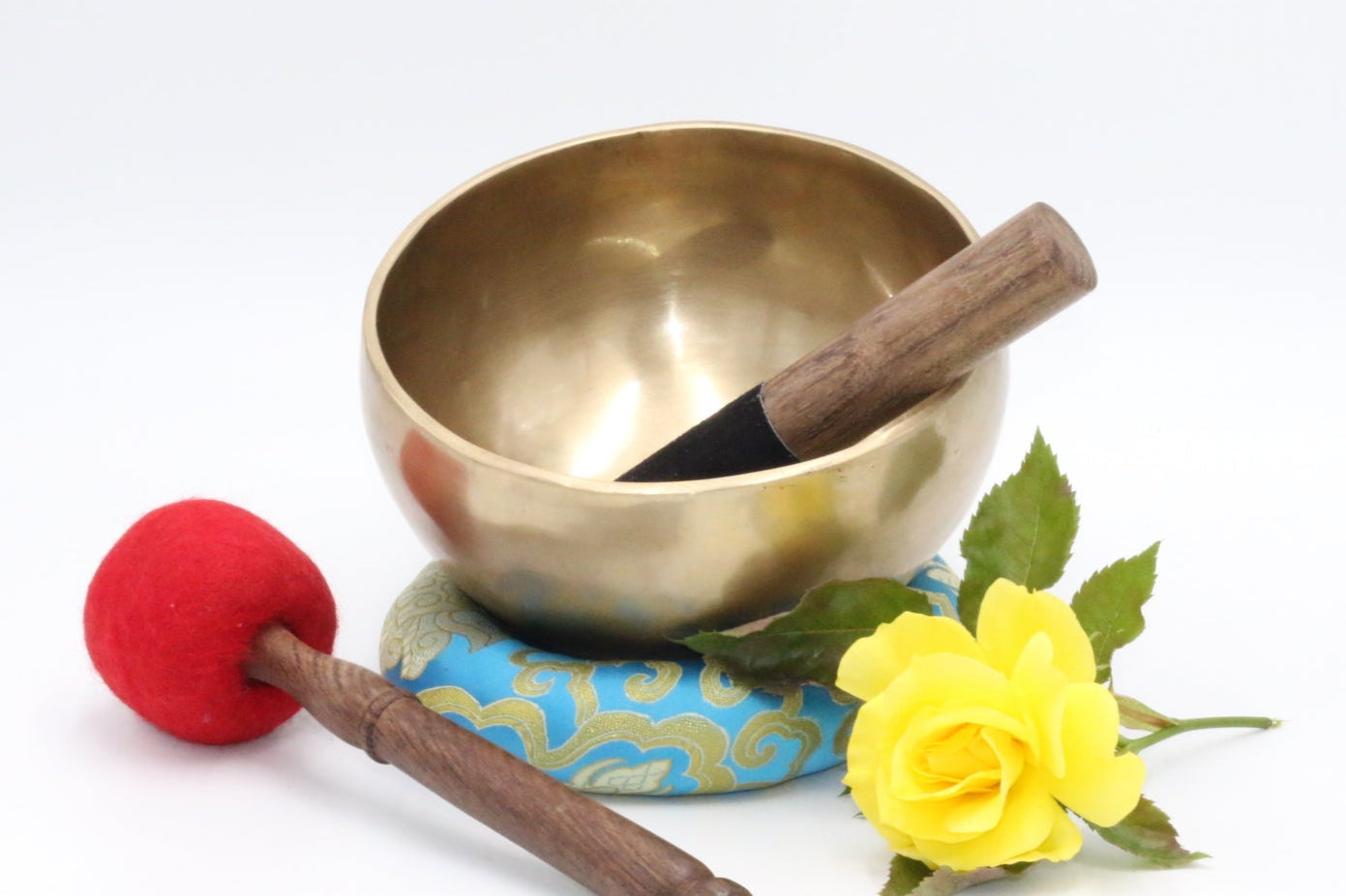 Handmade Tibetan singing bowl set from 6 to 16 inches for sound healing, meditation, yoga, and mindfulness.