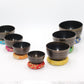 Set of Seven High Sided Tibetan Singing Bowl