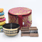 Set of Seven High Sided Tibetan Singing Bowl
