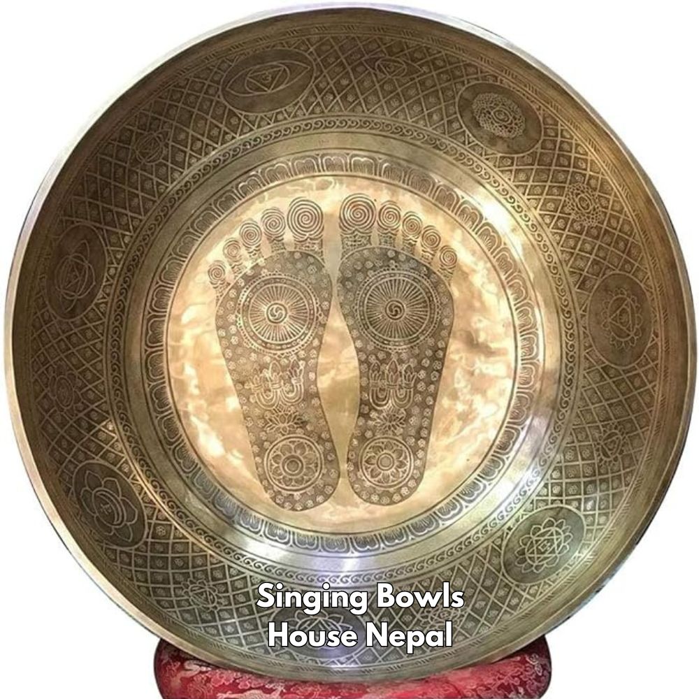 Singing Bowls House Nepal - 21 Inch Singing Bowl - Buddha's Feet