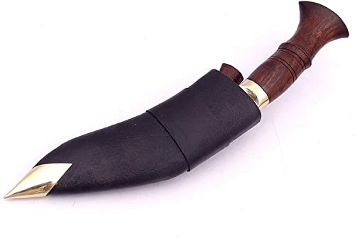 6" Traditional Super mini Jungle kukri - Hand Forged EGKH Factory Outlet in Nepal - Ready to use Outdoor Knives - Balance water tempered Edge Khukuri - High Carbon Steel Sharpen Blade