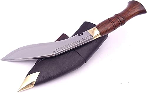 6" Traditional Super mini Jungle kukri - Hand Forged EGKH Factory Outlet in Nepal - Ready to use Outdoor Knives - Balance water tempered Edge Khukuri - High Carbon Steel Sharpen Blade