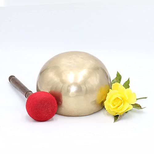 Tibetan Healing Singing Bowl - Handmade, For Meditation, Yoga, Sound Therapy, Spiritual Healing, Prayer, Mind and Body Relaxation, Good Wellbeing (7.5")