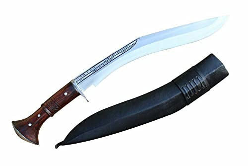 18" Sirupate Superior Light Version Full Tang Kukri - High Carbon Steel Khukuri Large Size Blade - EGKH Factory Outlet in Nepal - Ready to use Outdoor Knives - Balance water tempered Edge