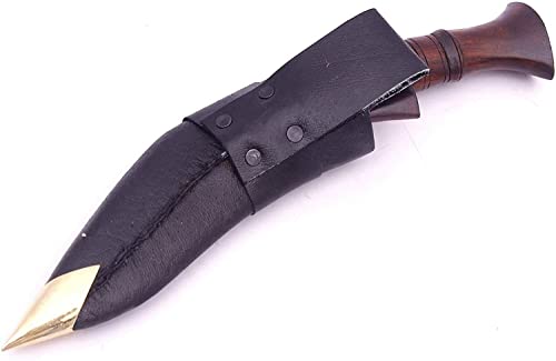 6" Traditional Super mini Jungle kukri - Hand Forged EGKH Factory Outlet in Nepal - Ready to use Outdoor Knives - Balance water tempered Edge Khukuri - High Carbon Steel Sharpen Blade