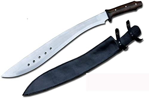 Large Kukri - 20" Book of Eli Machete - Khukuri - EGKH Factory Outlet in Nepal - Ready to use Outdoor Knives - Balance Water Tempered Blade - Sword