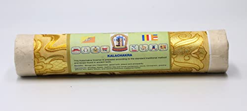 Kalachakra Incense - for Meditation, Yoga, Prayer, Aromatic Medicine, Stress Reliever, Calmness (Kalachakra)