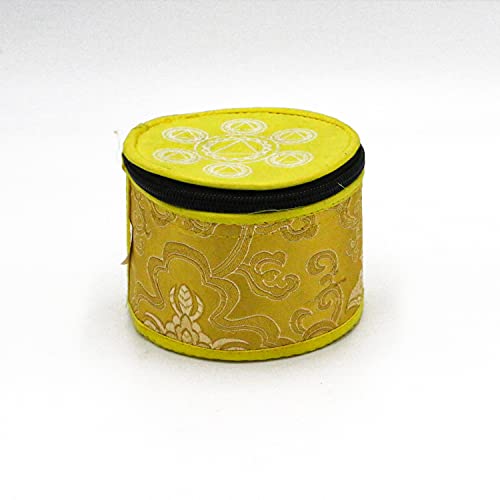 Singing Bowl - For Meditation, Yoga, Sound Therapy, Spiritual Healing, Prayer, Relaxation, Gift (Yellow)