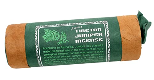 SANSKAR NEPAL - Ancient Tibetan Juniper Incense Sticks - 5 Inches Length 1 Hour Burn time - for Meditation, Yoga, Prayer, Stress Relief, and Zen Experience - Inciensos Aromaticos