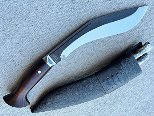 Kukri Supplier - 11″ Traditional Farmer Daily Work Rust Free Khukuri - Hand Forged Full Tang Sharpen Blade - EGKH Factory Outlet in Nepal - High Carbon Steel Knives