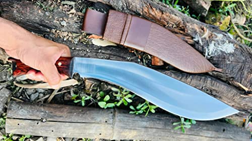 11" Official Afghan Force Issued Kukri - Authentic Full Tang Blade Khukuri - Hand Forged EGKH Factory Outlet in Nepal - High Graded Carbon Steel Survival Hunting Knives