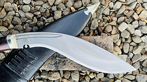 Kukri Wholesale - 13" Authentic 2 Fullers Full Tang Blade - Traditional Historic Khukuri - Hand Forged EGKH Balance water tempered Edge Knives - High Carbon Steel Bush Crafting