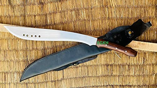 Large Kukri - 20" Book of Eli Machete - Khukuri - EGKH Factory Outlet in Nepal - Ready to use Outdoor Knives - Balance Water Tempered Blade - Sword