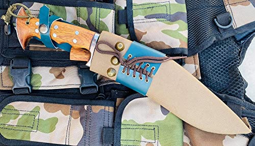 Authentic Official Issued Kukri - 10" Blade Iraqi Operation Gripper Blocker Handle - Traditional Hand Forged Full Tang Blade - EGKH Outdoor Knives - Balance water tempered - High Carbon Steel