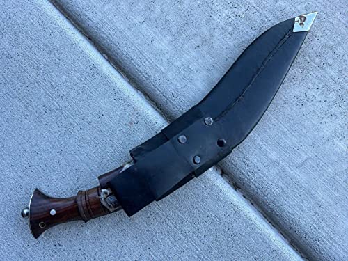 Kukri Manufacturer - 11" Full Tang Blade WW Historic Khukuri - Traditional Hand Forged Sharpen Blade - EGKH Factory Outlet in Nepal - Ready to use Outdoor - Balance water tempered - High Carbon Steel