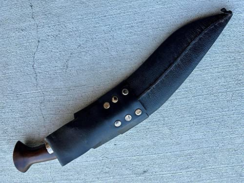 Kukri Supplier - 11″ Traditional Farmer Daily Work Rust Free Khukuri - Hand Forged Full Tang Sharpen Blade - EGKH Factory Outlet in Nepal - High Carbon Steel Knives