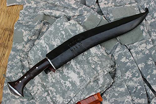 18" Sirupate Superior Light Version Full Tang Kukri - High Carbon Steel Khukuri Large Size Blade - EGKH Factory Outlet in Nepal - Ready to use Outdoor Knives - Balance water tempered Edge