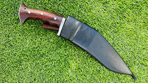 10" 2 Fuller Full Tang Bush Crafting Kukri - Authentic Farming Khukuri Blade - EGKH Factory Outlet in Nepal - Ready to use Outdoor Knives - Balance water tempered - High Carbon Steel