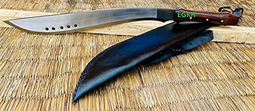 Large Kukri - 20" Book of Eli Machete - Khukuri - EGKH Factory Outlet in Nepal - Ready to use Outdoor Knives - Balance Water Tempered Blade - Sword