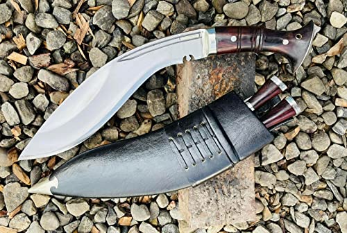 Kukri Wholesale - 13" Authentic 2 Fullers Full Tang Blade - Traditional Historic Khukuri - Hand Forged EGKH Balance water tempered Edge Knives - High Carbon Steel Bush Crafting