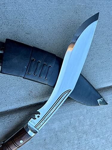 Kukri Manufacturer - 11" Full Tang Blade WW Historic Khukuri - Traditional Hand Forged Sharpen Blade - EGKH Factory Outlet in Nepal - Ready to use Outdoor - Balance water tempered - High Carbon Steel