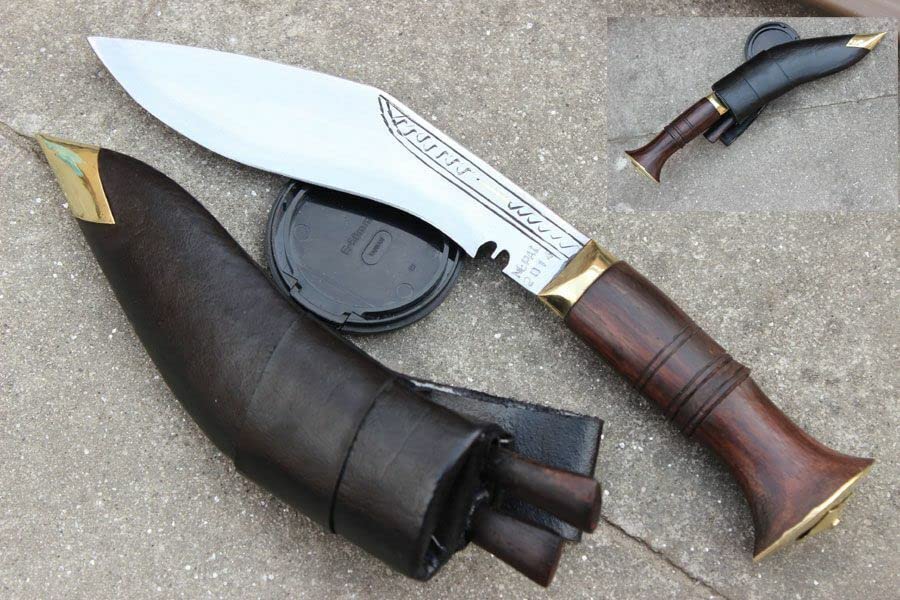 6" Traditional Super mini Jungle kukri - Hand Forged EGKH Factory Outlet in Nepal - Ready to use Outdoor Knives - Balance water tempered Edge Khukuri - High Carbon Steel Sharpen Blade