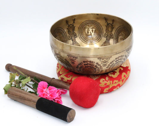 Bodhisattva (Avalokitesharva) Singing Bowl by Singing Bowls House Nepal